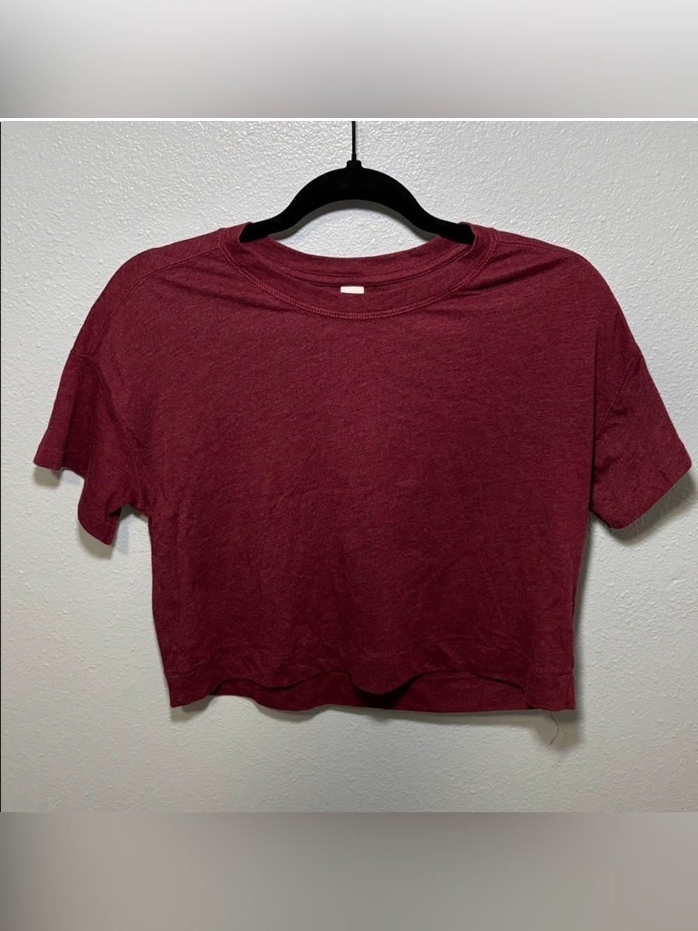 🛍️ OLD NAVY Girl’s Burgundy Crop Top XL 14/16